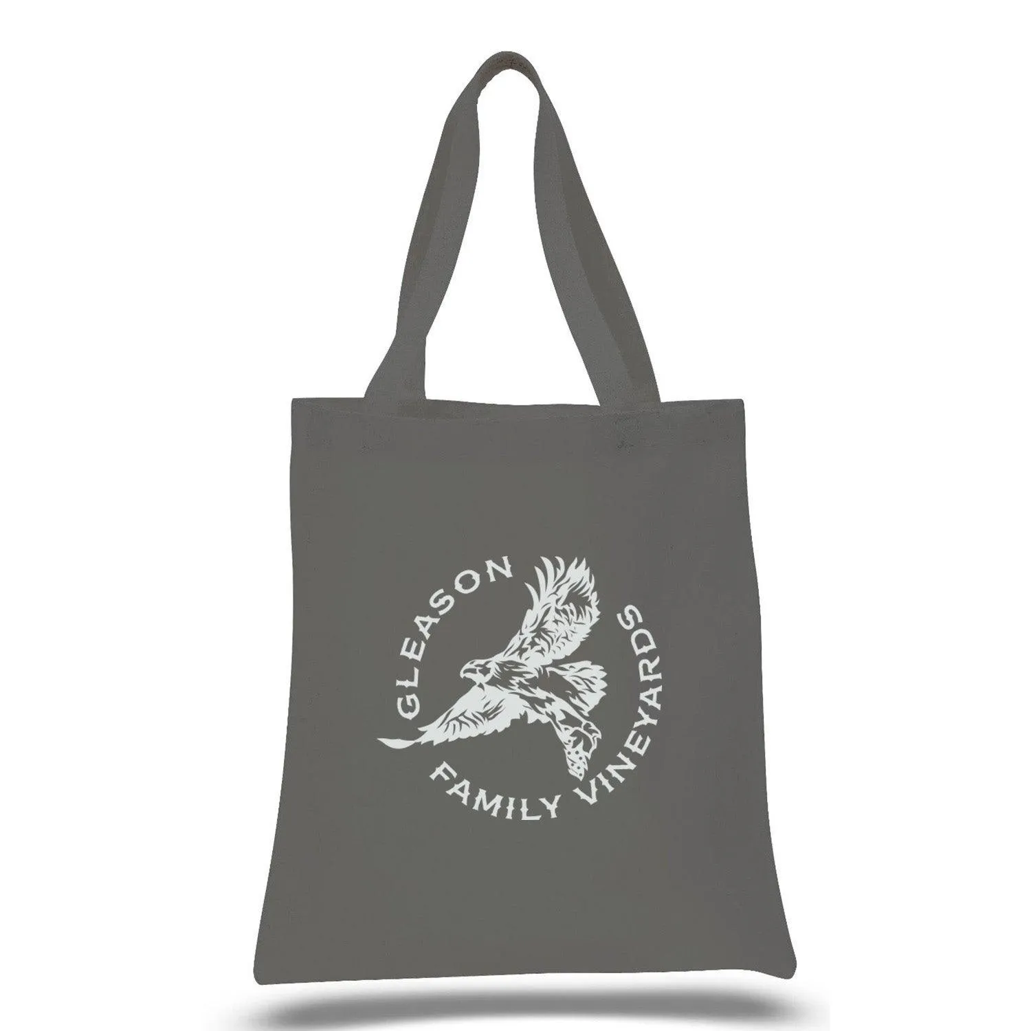 12 Oz. Colored Canvas Simple Tote Bag Customized with your Brand or Logo