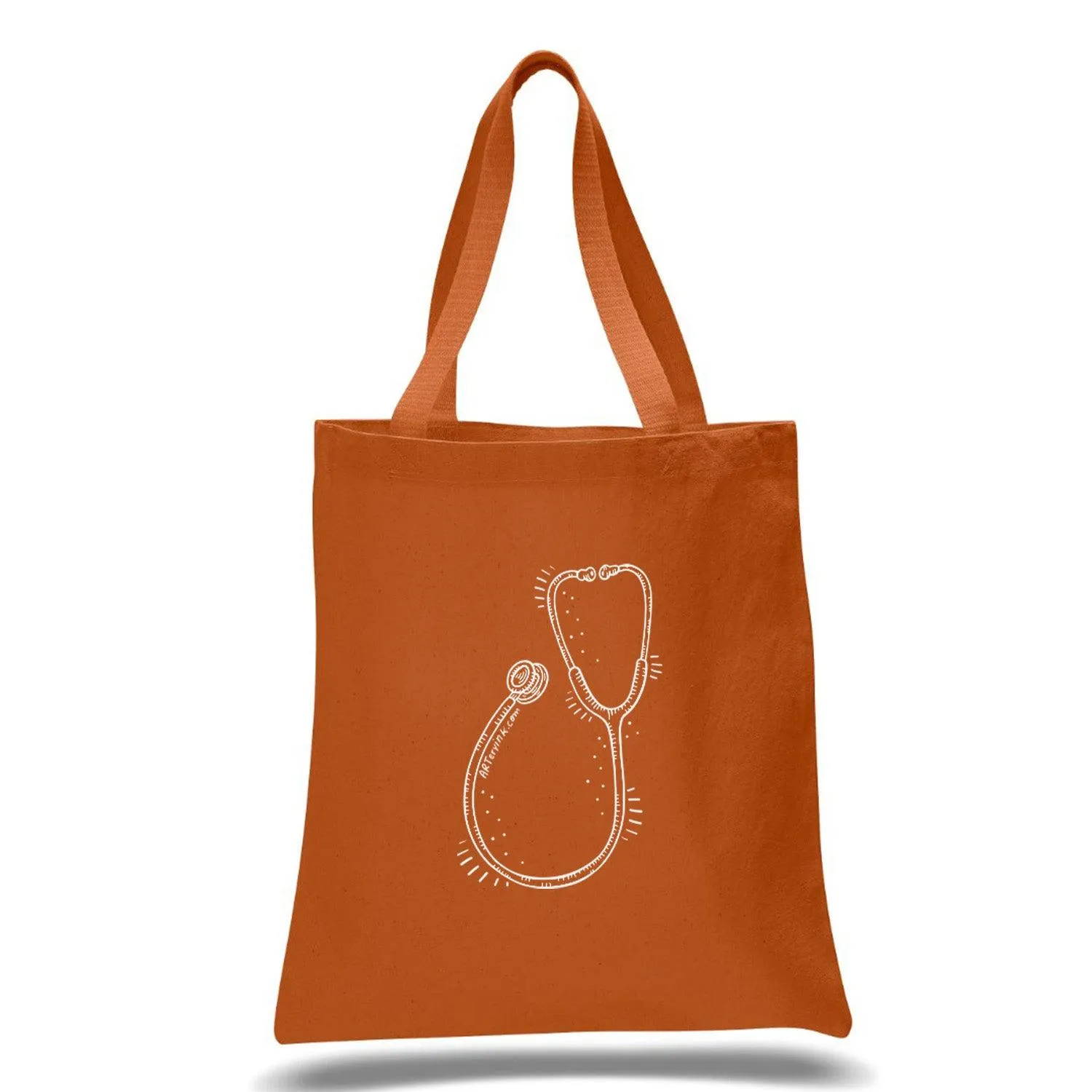 12 Oz. Colored Canvas Simple Tote Bag Customized with your Brand or Logo