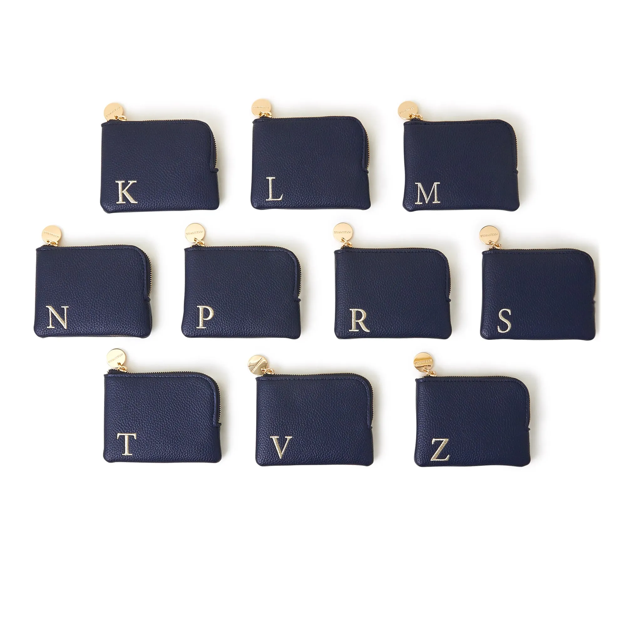 Accessorize London Women's Navy Blue (A) Initial Coin Purse