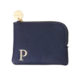 Accessorize London Women's Navy Blue (P) Initial Coin Purse