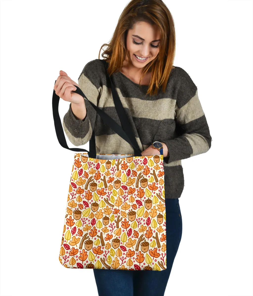 Adorable Autumn Pattern Cloth Tote Bag