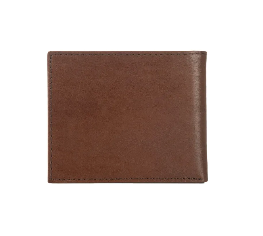 Ariat Mens Embossed Floral Design Brown Bifold Wallet