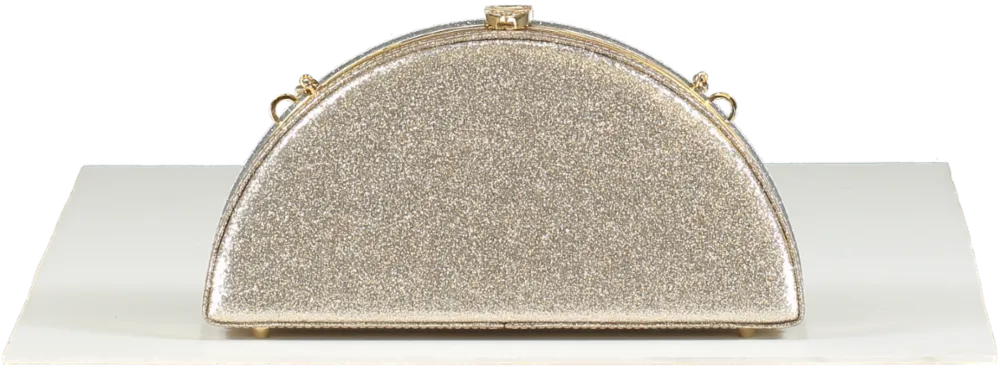 Aspinal Of London Metallic Pearl strap Luna Clutch Bag