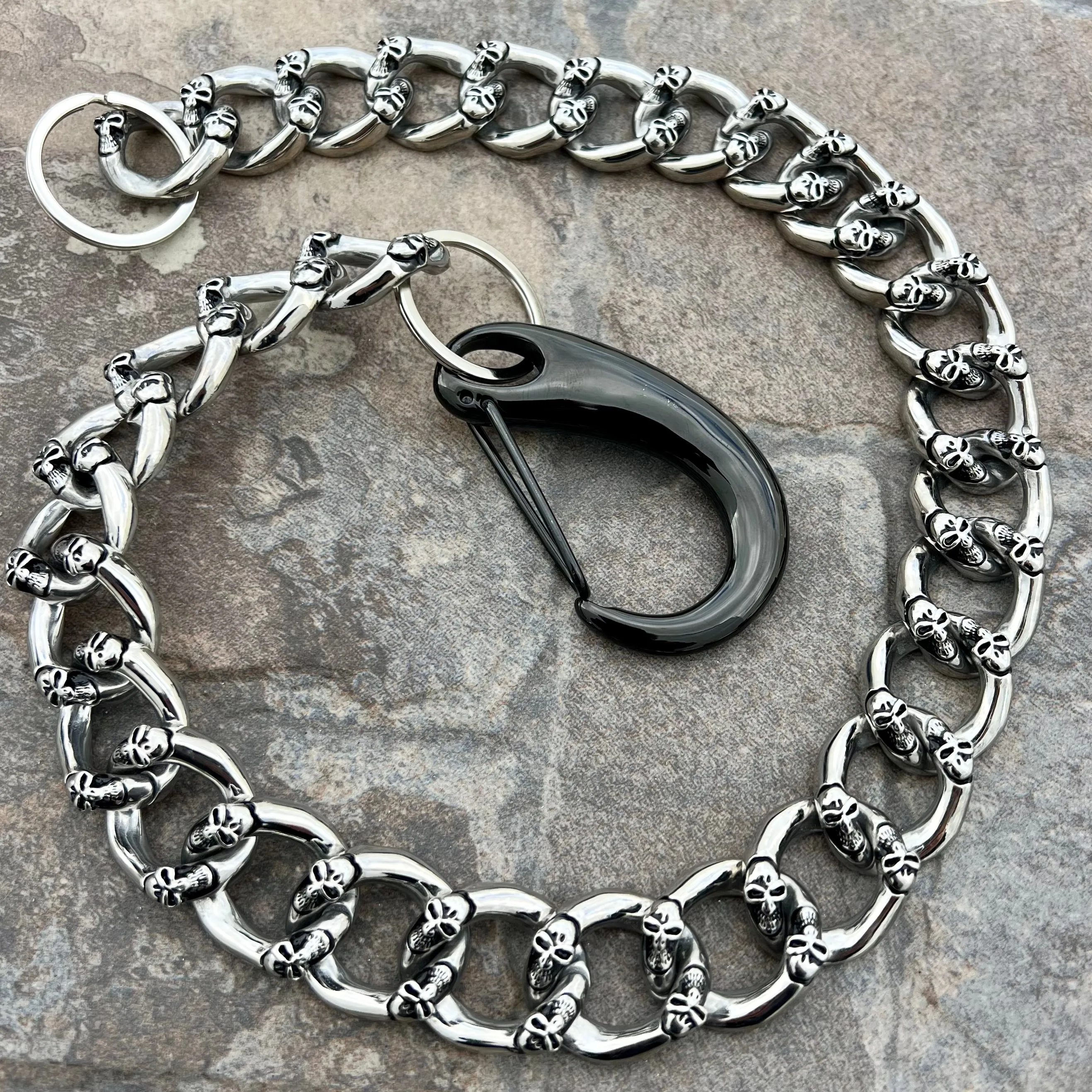 Bagger Chain Gang Wallet Chain - W/ Sanity’s Black Hook Clip - WC73