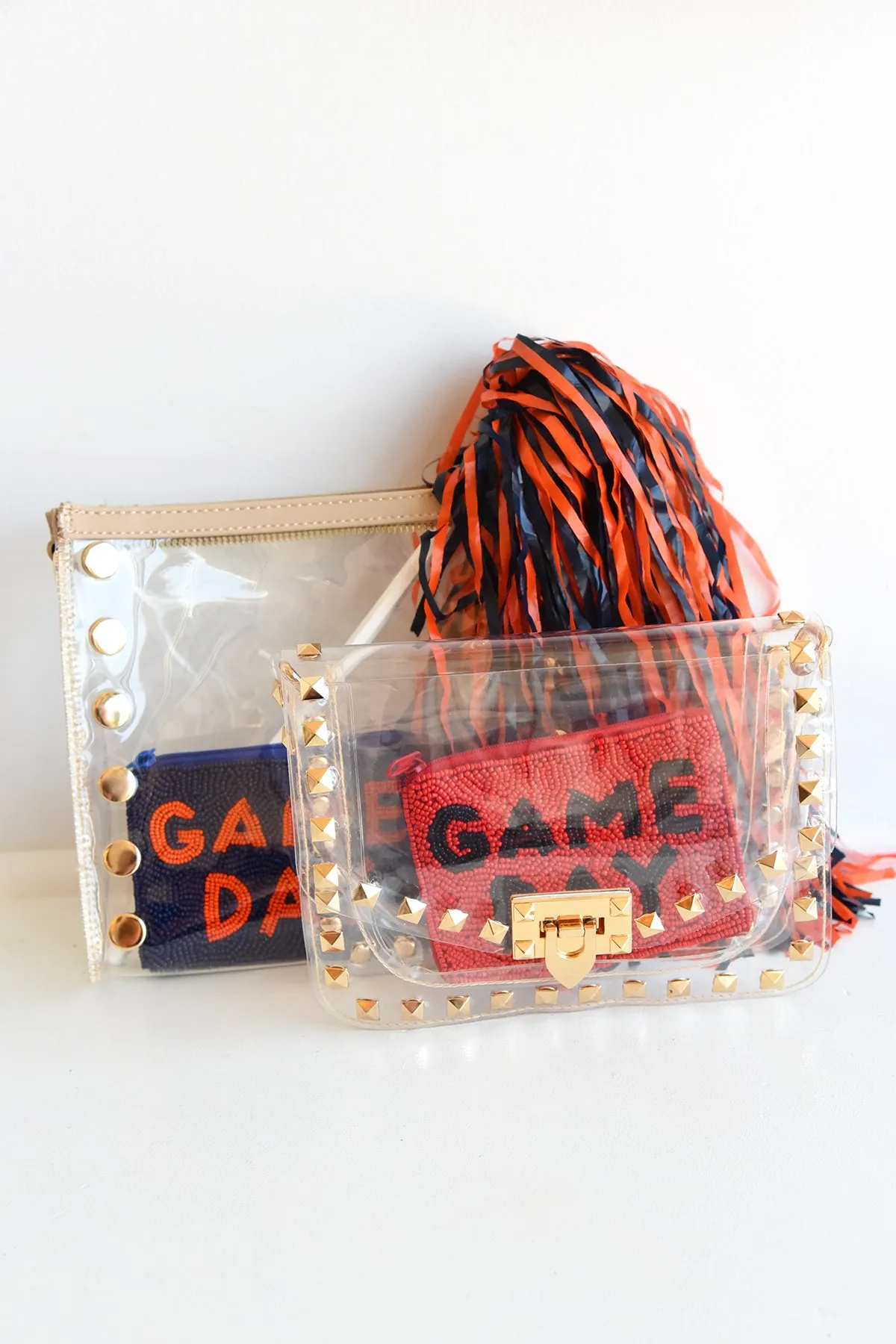 BEADED GAMEDAY POUCH