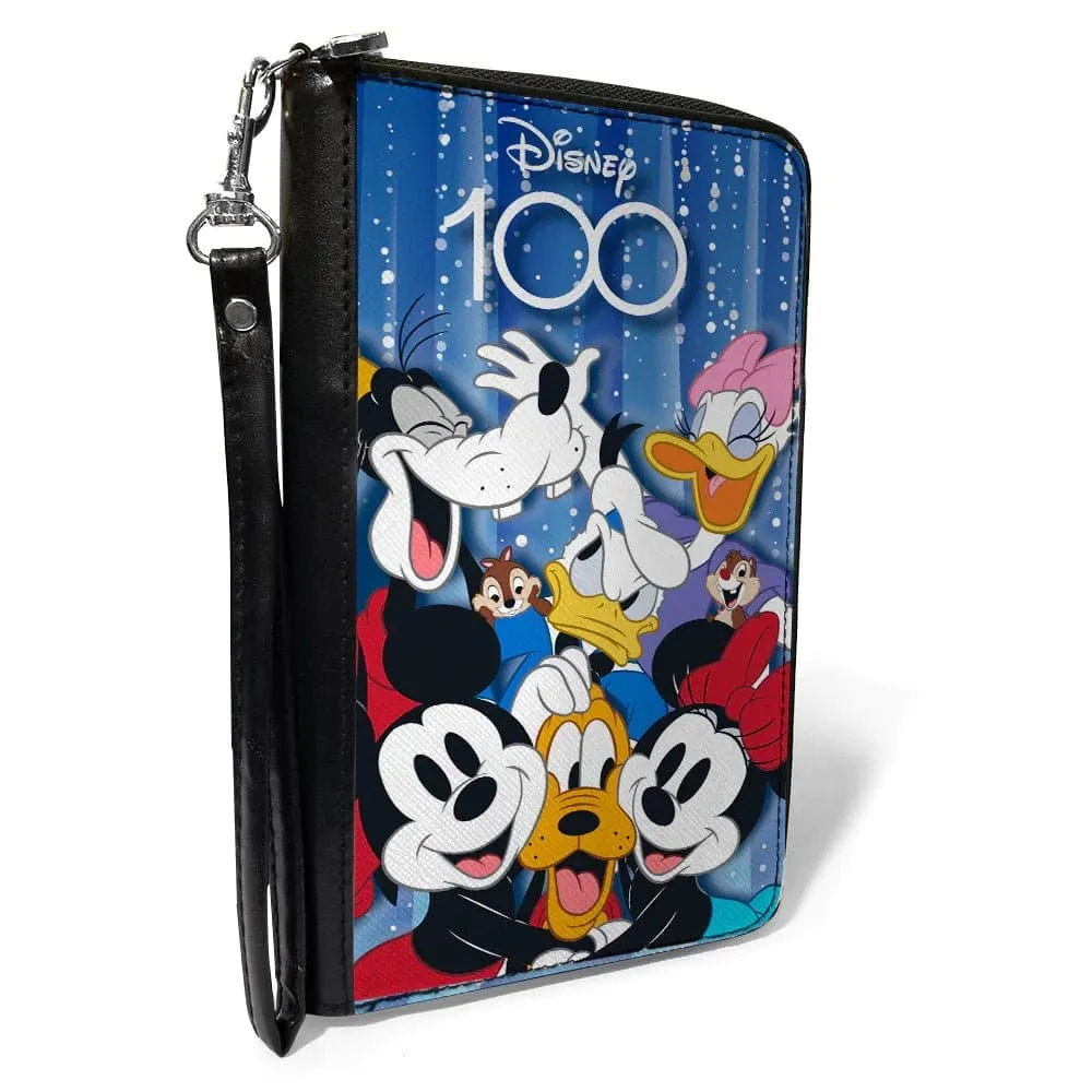 Buckle Down Disney 100 Photo Booth PU Zip Around Wallet Rectangle