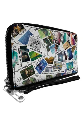 Buckle Down Disney 100 PU Zip Around Wallet Rectangle