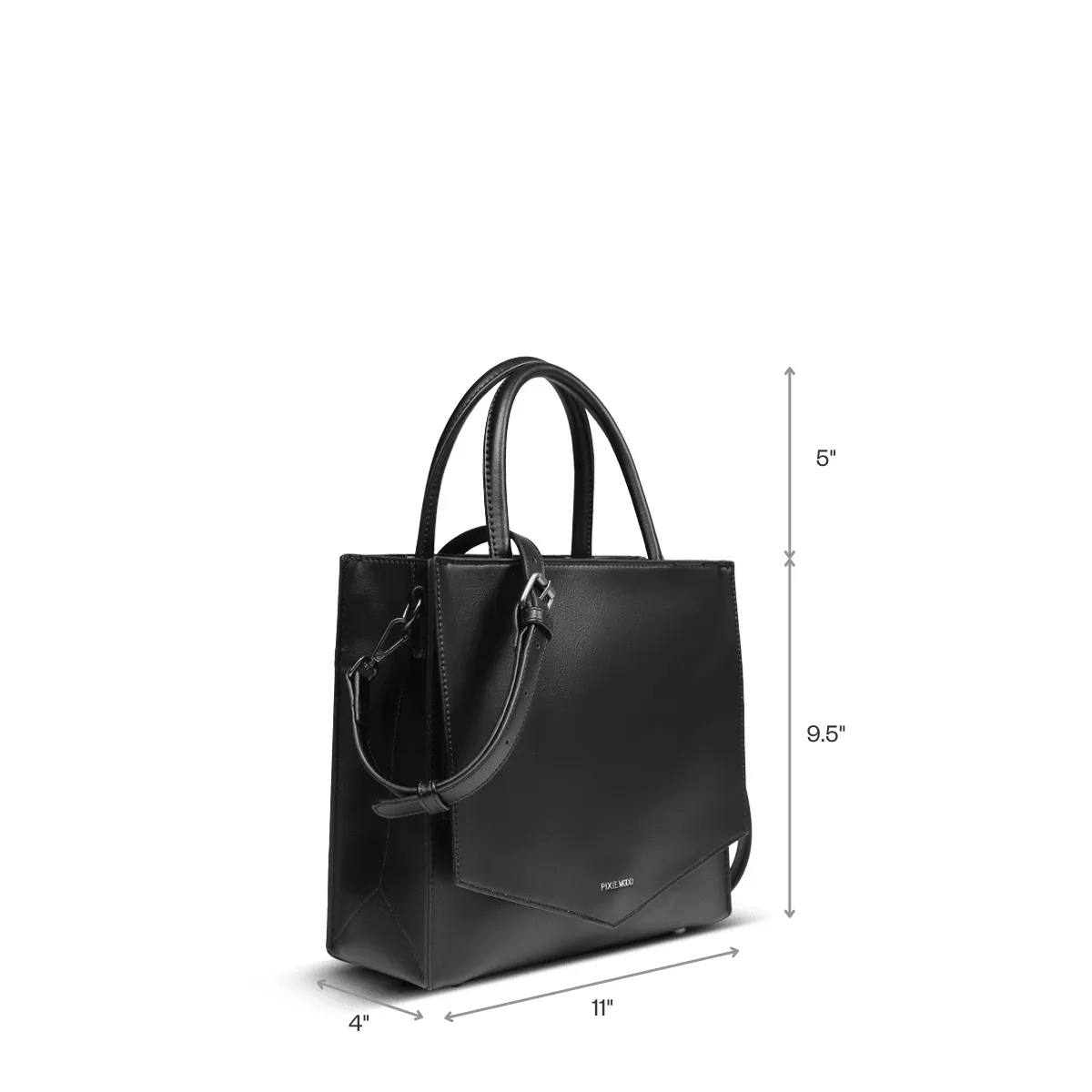 Caitlin Small Vegan Leather Tote | Multiple Colours