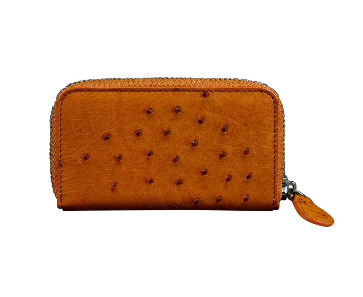 Caitlyn Credit Card Holder and Change Purse Ostrich