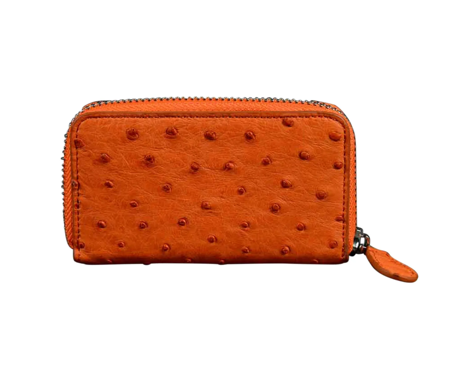 Caitlyn Credit Card Holder and Change Purse Ostrich