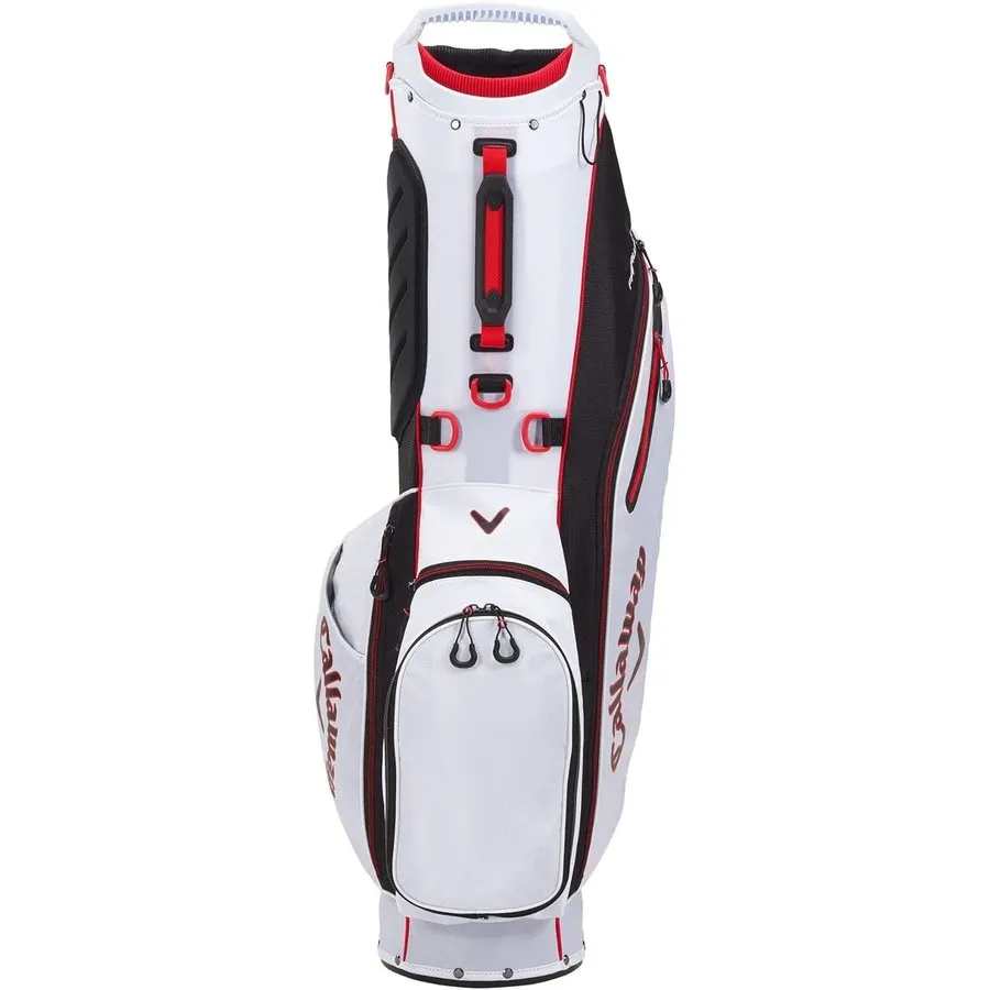 Callaway 2021 Fairway C Stand Bag - White/Black/Red