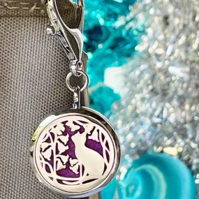 Cat Lover's Aromatherapy Purse Locket or Key Ring