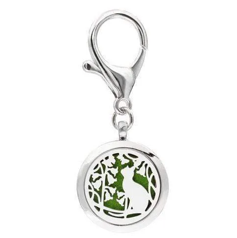 Cat Lover's Aromatherapy Purse Locket or Key Ring