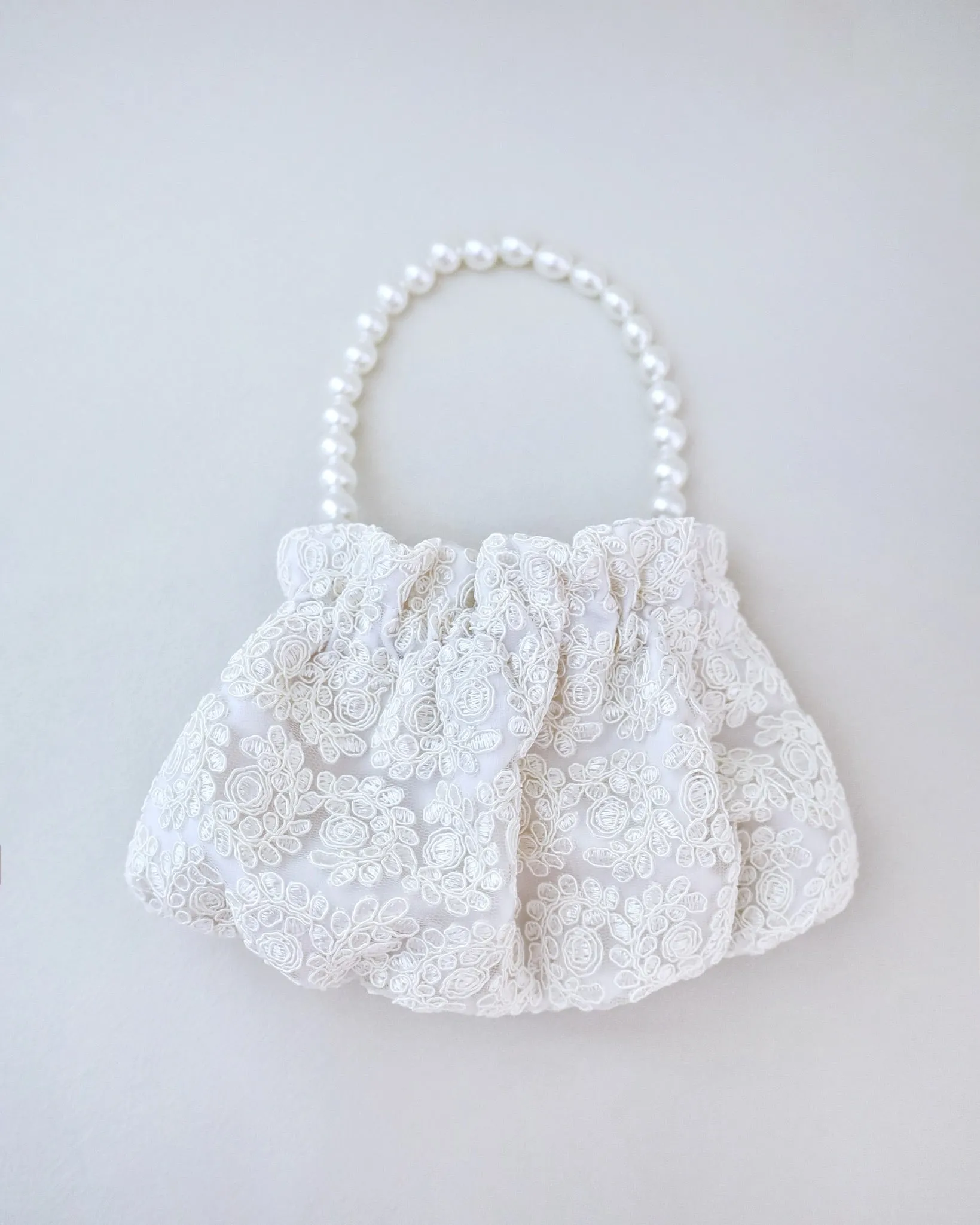 Cleo Pearl Lace Mini Pouch