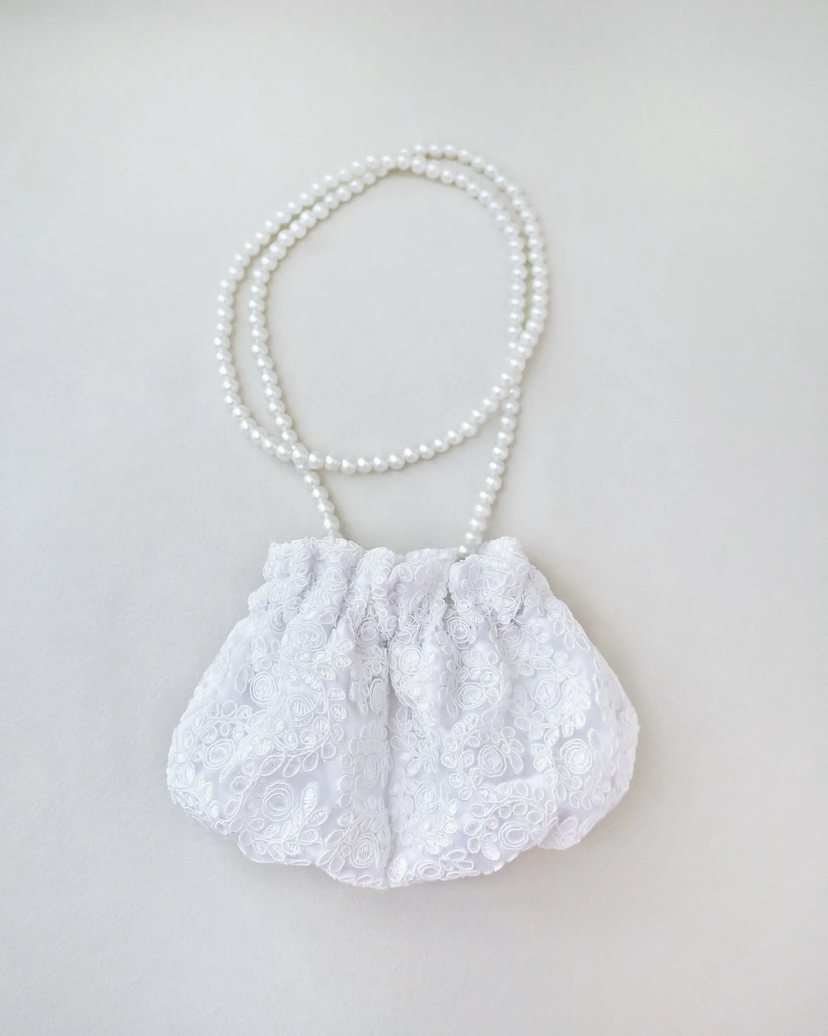 Cleo Pearl Lace Mini Pouch