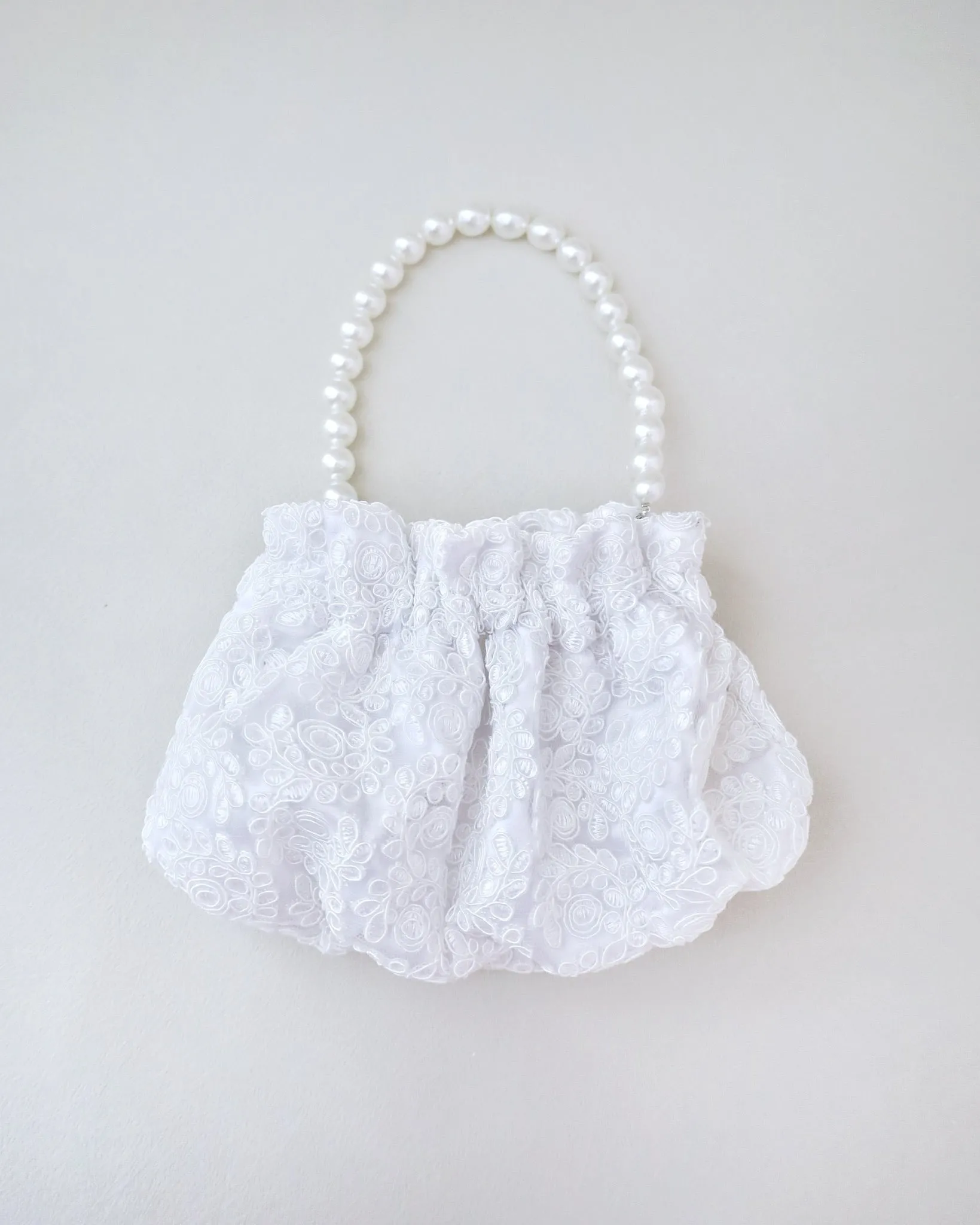 Cleo Pearl Lace Mini Pouch