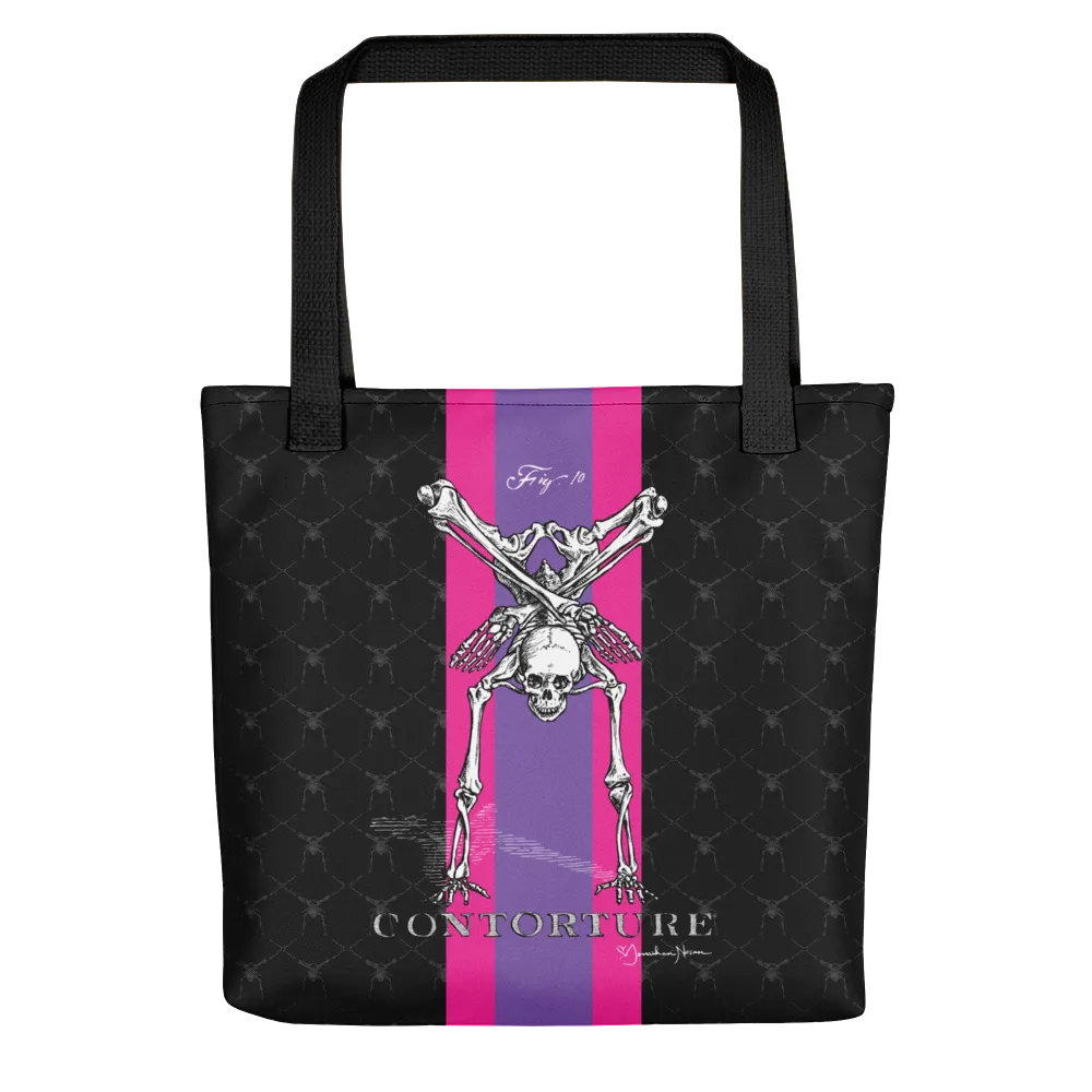 Contorture Tote Bag: SuperStripe Edition