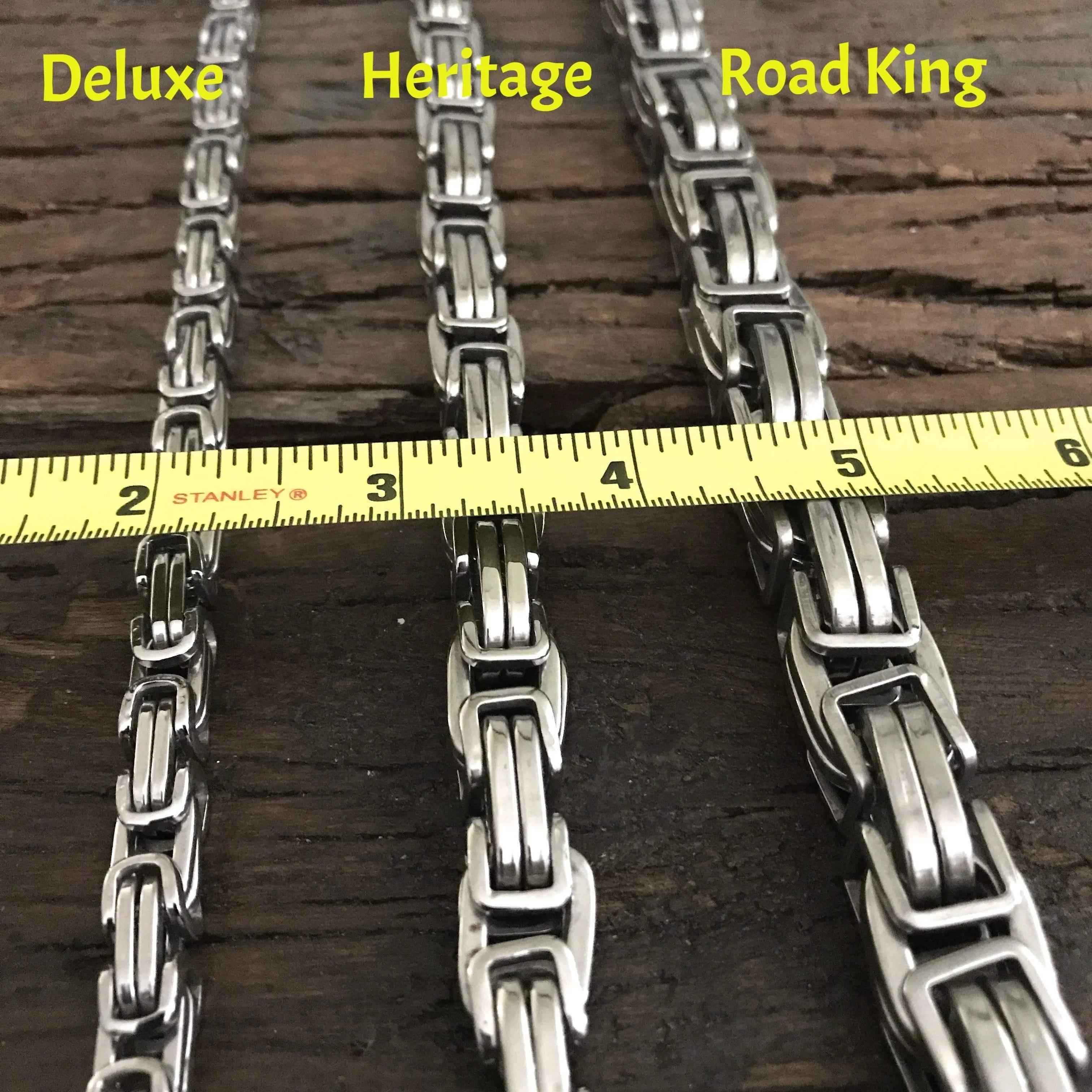 Daytona - Black - Wallet Chain Road King - 3/4 inch wide