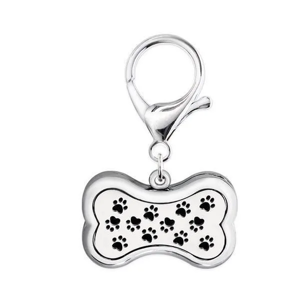 Dog Bone Aromatherapy Purse Locket or Key Ring