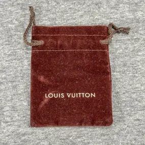 Estate Louis Vuitton Brown Drawstring Pouch EMPTY