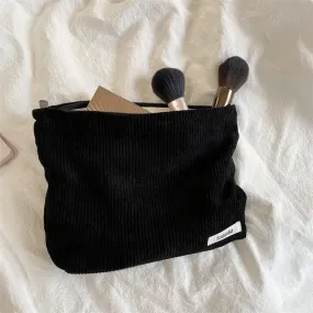 FA Make up Bag Cord Black