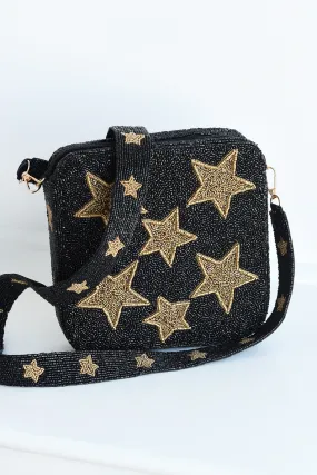 GOLD STAR BEADED CROSSBODY