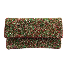 Holiday Beaded Clutch