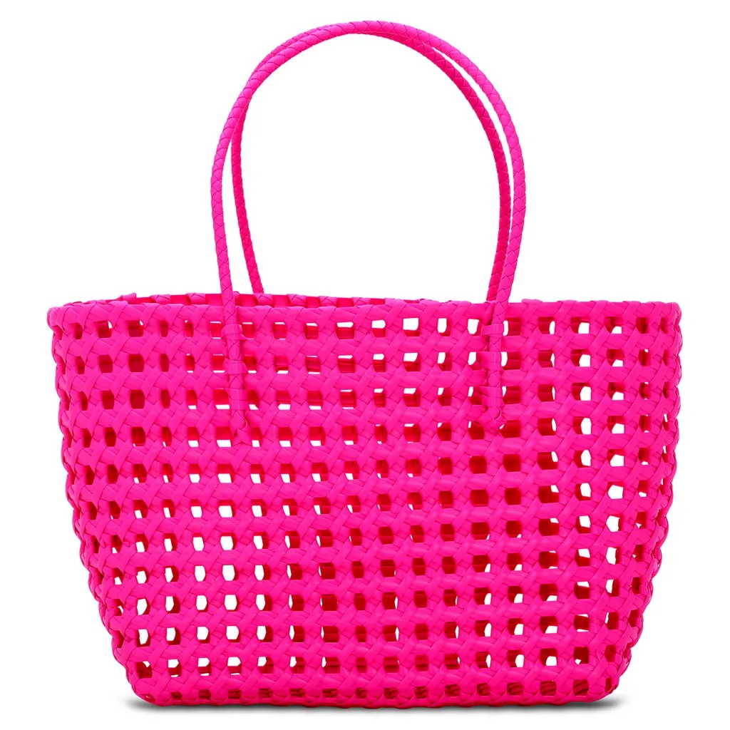 Iscream Large Pink Woven Tote