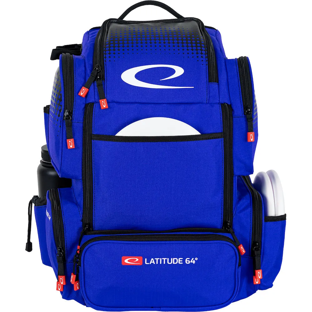 Latitude 64 DG Luxury E4 Premium Disc Golf Backpack - Spacious, Stylish, and Durable with Ample Storage for Discs and Accessories