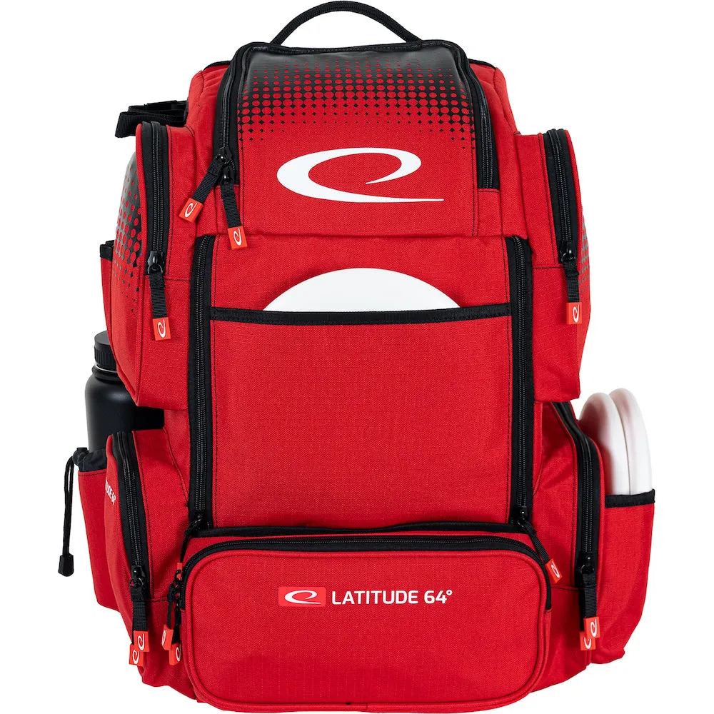 Latitude 64 DG Luxury E4 Premium Disc Golf Backpack - Spacious, Stylish, and Durable with Ample Storage for Discs and Accessories