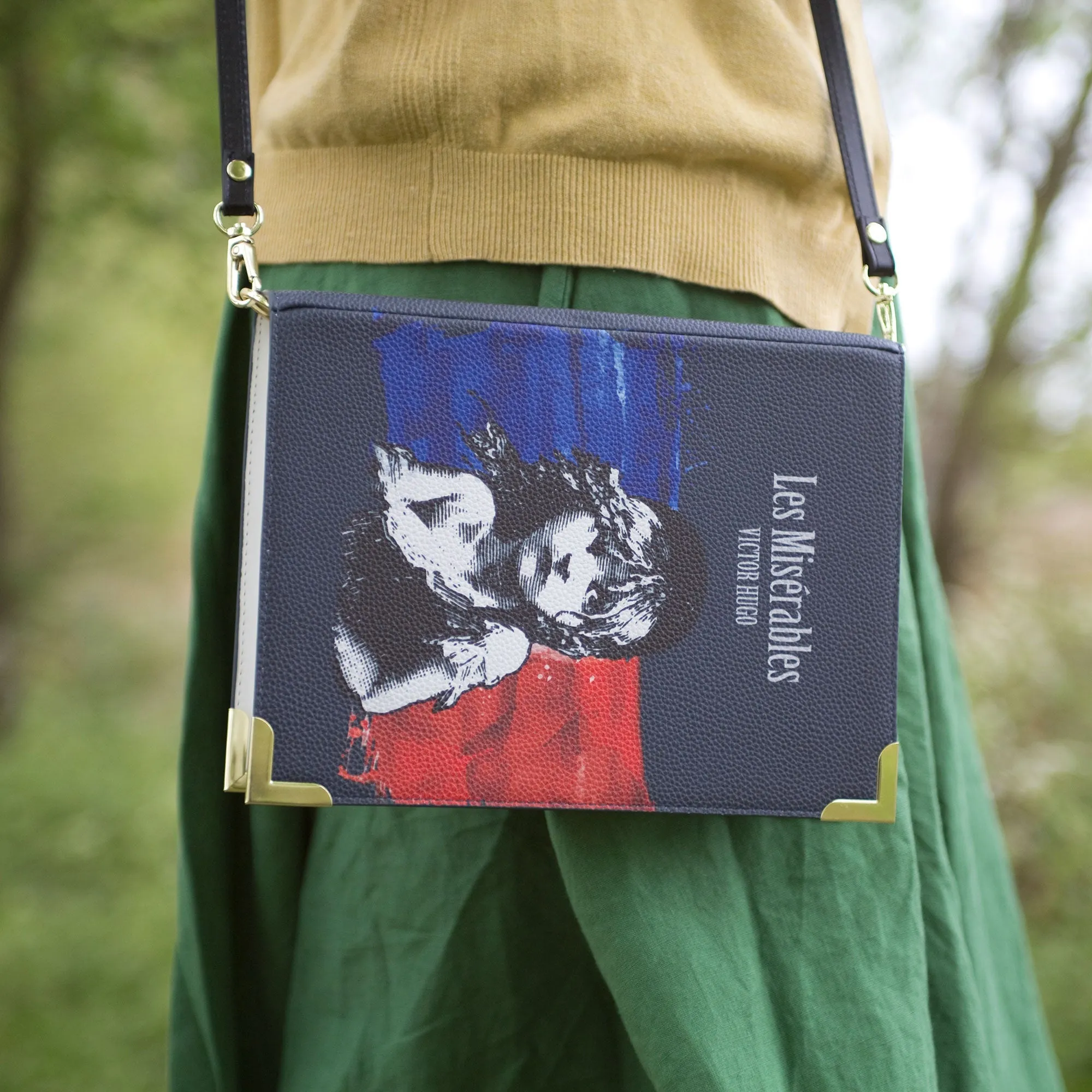 Les Miserables Book Handbag Crossbody Clutch