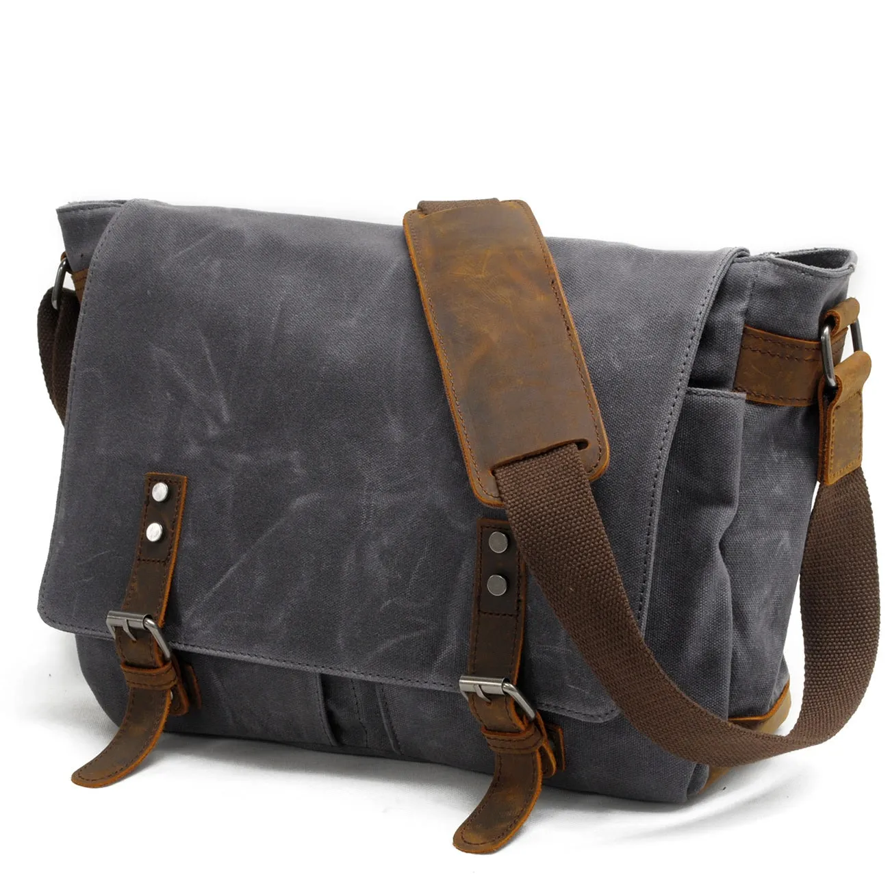 Lexington Canvas Messenger Bag | Laptop Bag | Satchel Bag