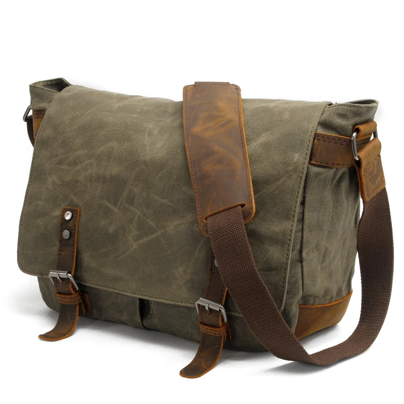 Lexington Canvas Messenger Bag | Laptop Bag | Satchel Bag