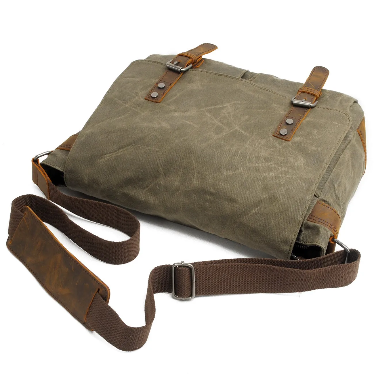 Lexington Canvas Messenger Bag | Laptop Bag | Satchel Bag