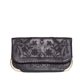 Lovebirds Evening Clutch Bag in Black