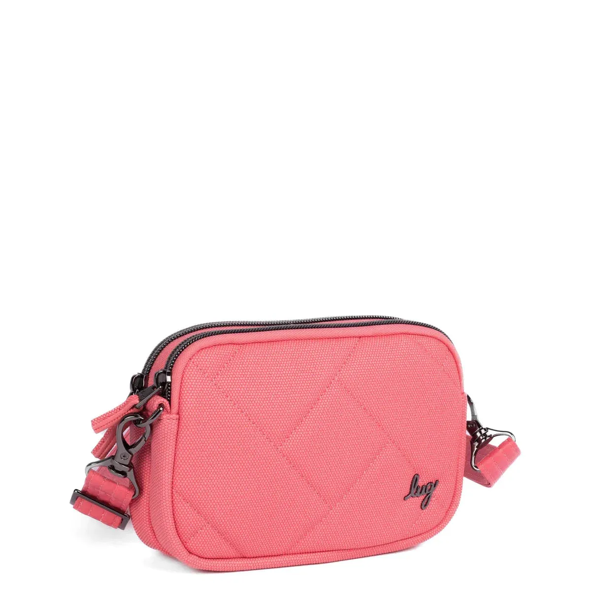 LUG Coupe Matte Luxe VL Convertible Crossbody Bag in Watermelon