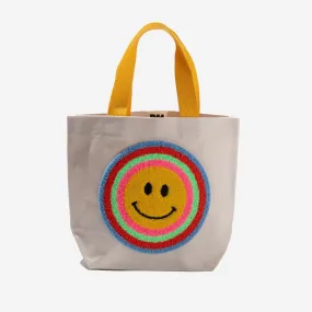 Petite Hailey Patched Tote - Multi Smile