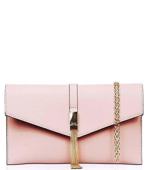 Pink Chain Accent Purse