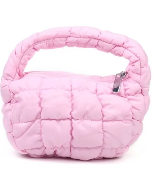 QUILTED MICRO PUFFY HANDBAG