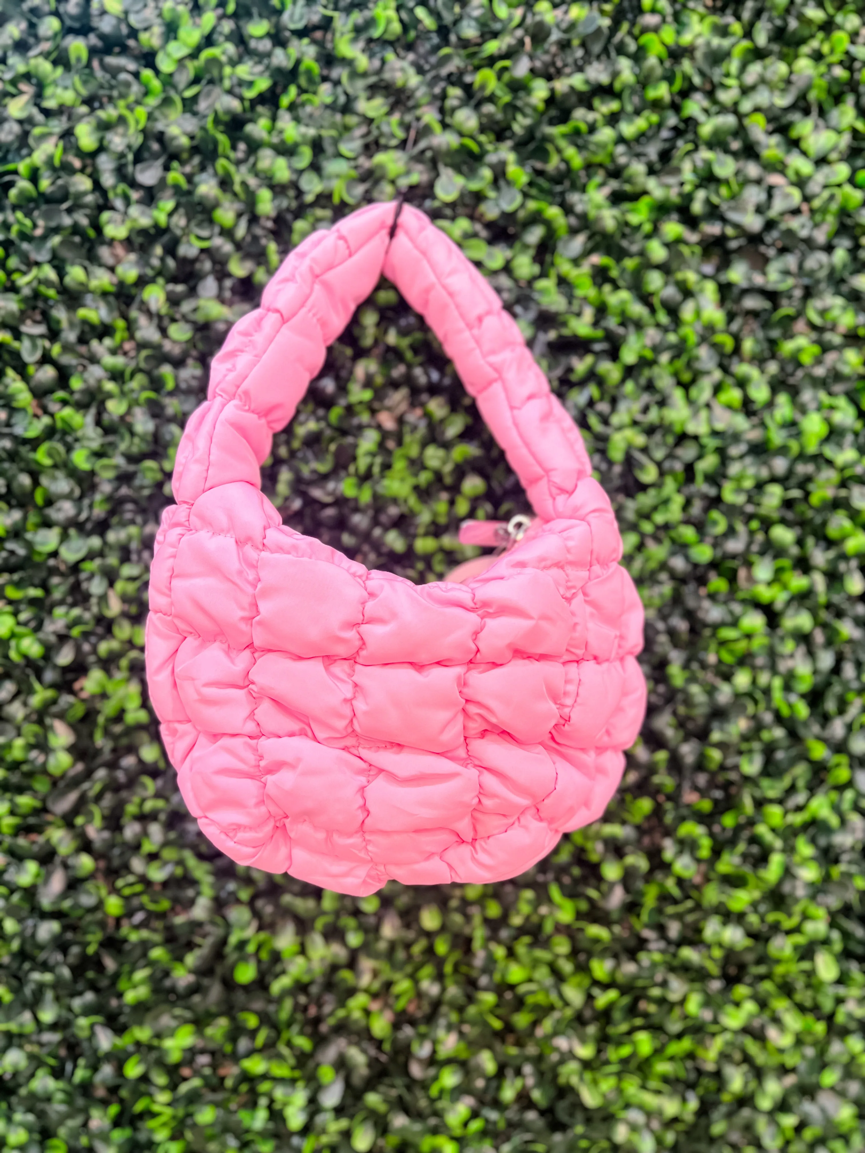 QUILTED MICRO PUFFY HANDBAG