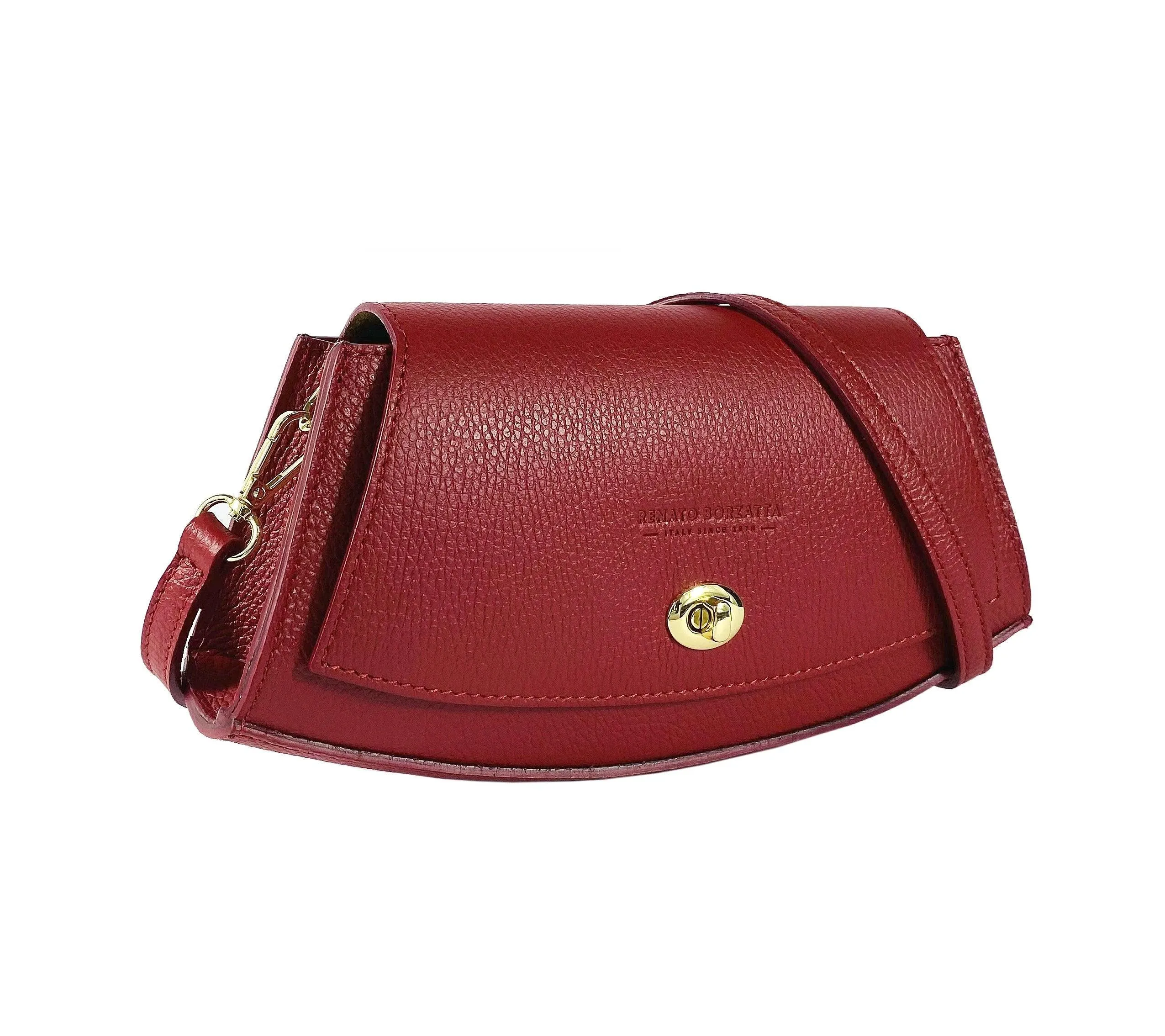 RB1009V | Shoulder Bag in Genuine Leather | 20 x 15 x 9 cm