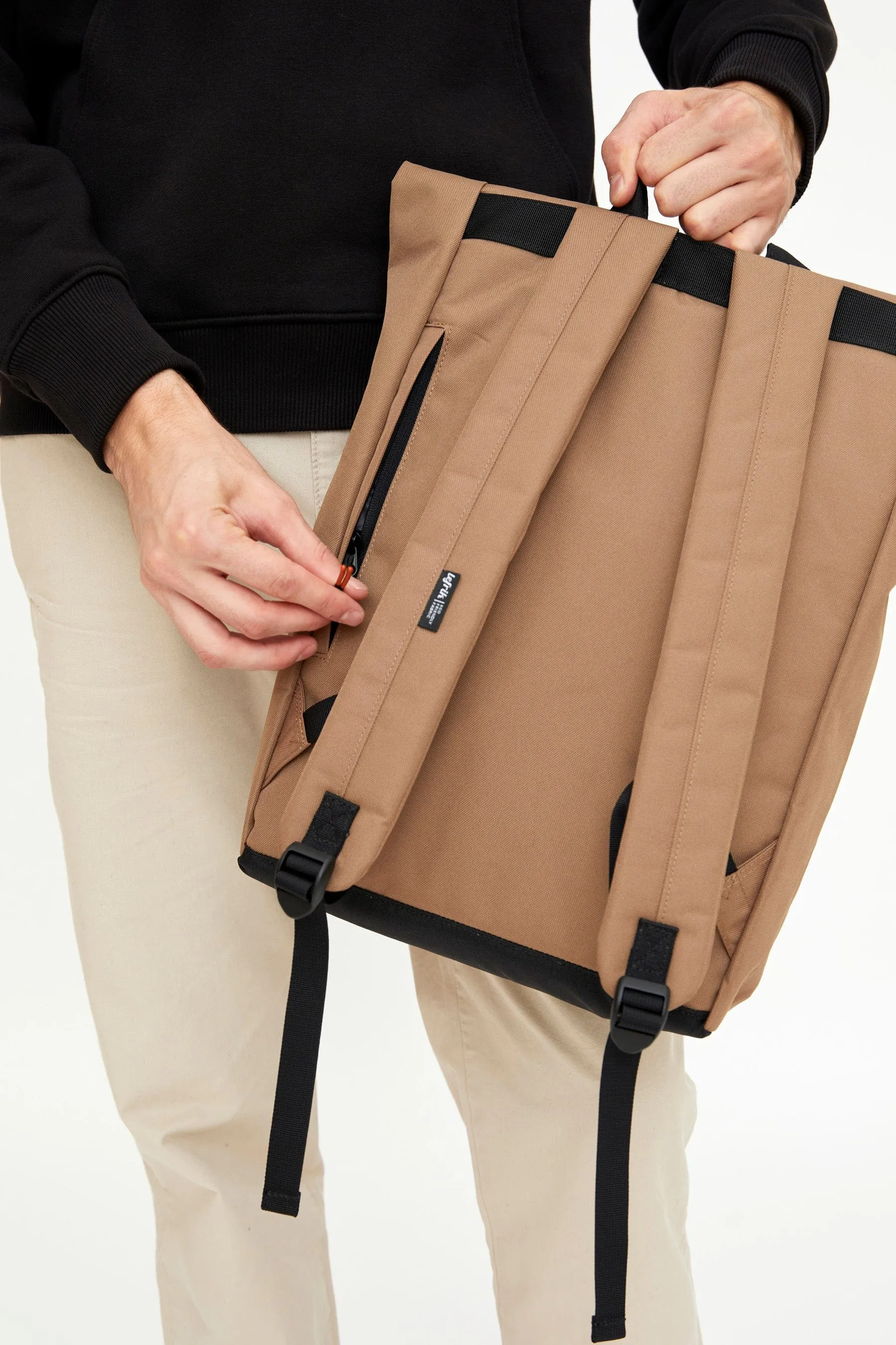 Roll Backpack Camel