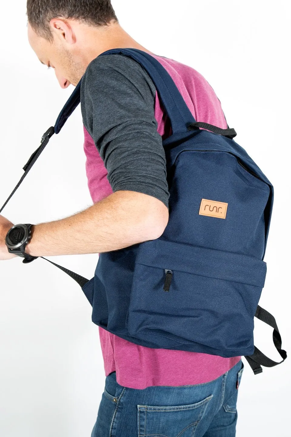 Runr Go Backpack - Navy