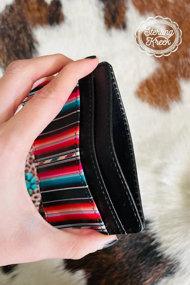 Serape cowgirl credit card holder wallet