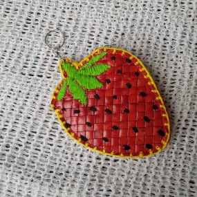 Strawberry Wallet with Keychain