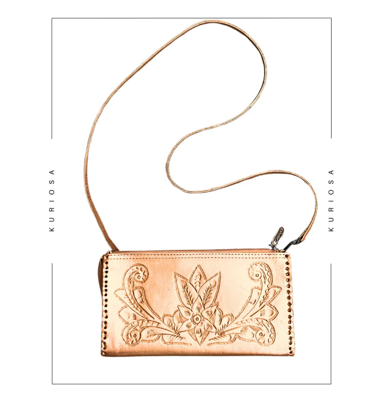 The Ella Handbag in Metallic Gold