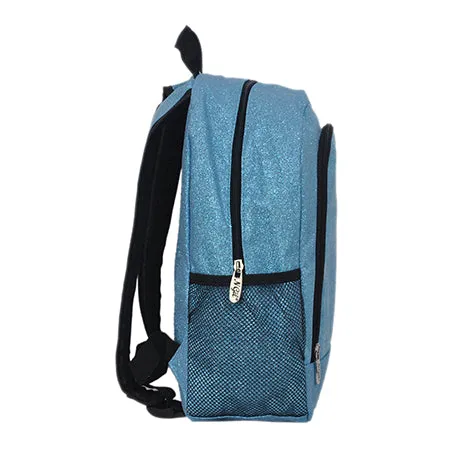 Turquoise Glitter Medium Size NGIL Backpacks For Dance and Cheer Competition