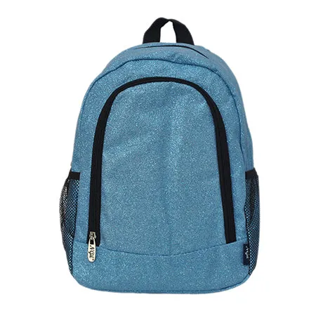 Turquoise Glitter Medium Size NGIL Backpacks For Dance and Cheer Competition