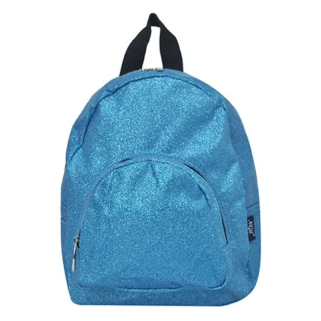 Turquoise Glitter NGIL Mini Backpack