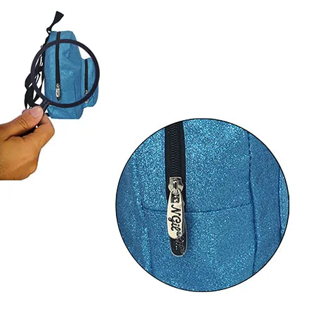 Turquoise Glitter NGIL Mini Backpack